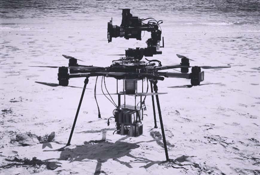 TOP-MOUNTING FLYCAM DRONE FOR RED EPIC